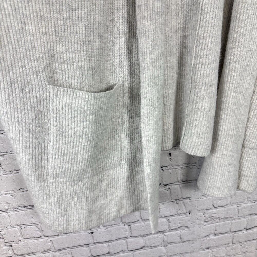 American Eagle Hoodie Open Front Knit Poncho Womens XS/S Gray Kimono Sleeve - Picture 10 of 15